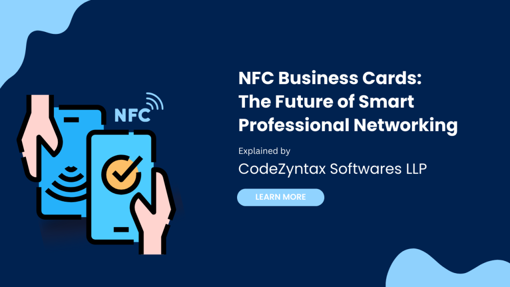 NFC business cards in Palakkad | 1 card by CodeZyntax Softwares LLP